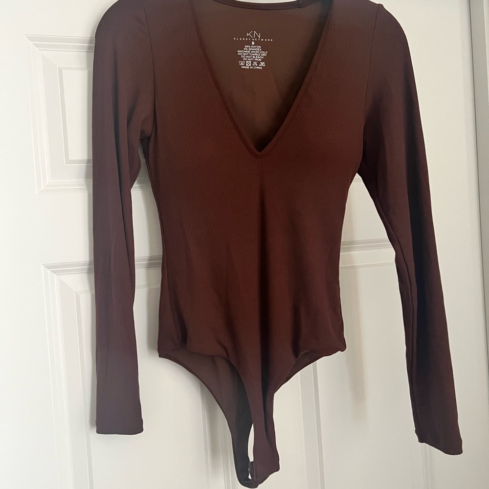 Klassy Network Deep V Long Sleeve Bramisuit - Picture 4 of 6